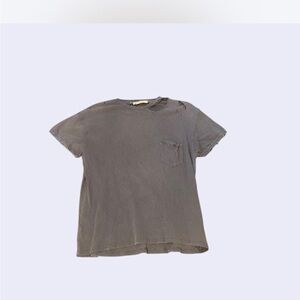 Free People Gray Short Sleeve Tee